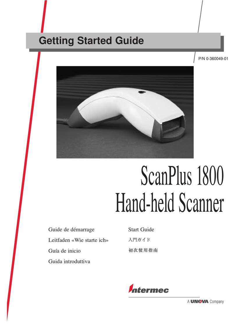 Intermec ScanPlus 1800 Manual de usuario
