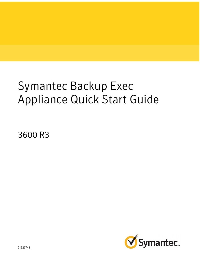 Symantec Backup Exec 3600 R3 Manual de usuario