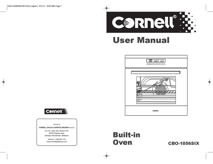 Cornell CBO-1056SIX Manual de usuario