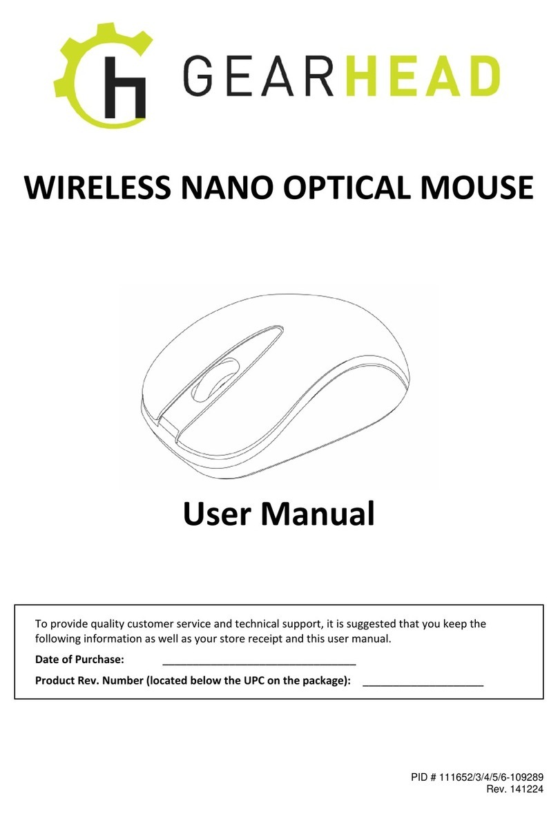 Gearhead MP2000 Manual de usuario