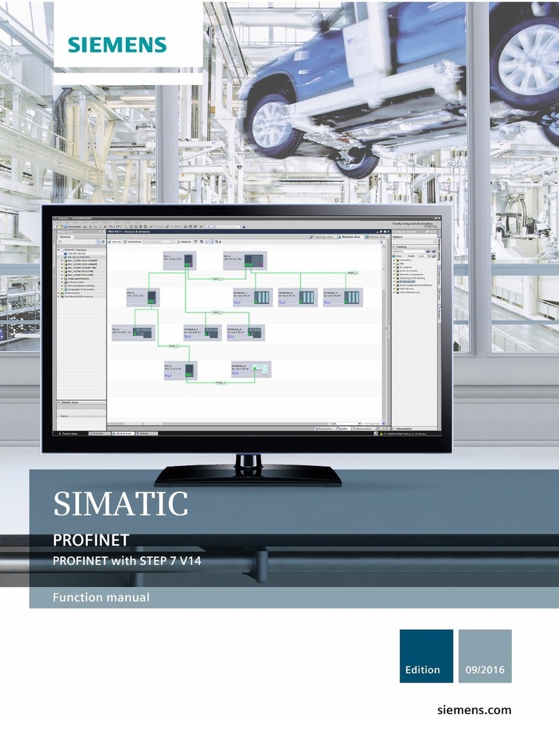 Siemens SIMATIC PROFINET Manual de lista de piezas