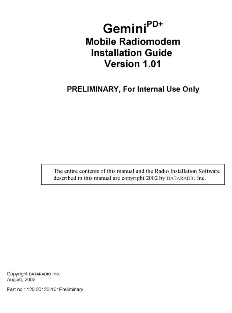 Dataradio Gemini/PD+ Manual de usuario