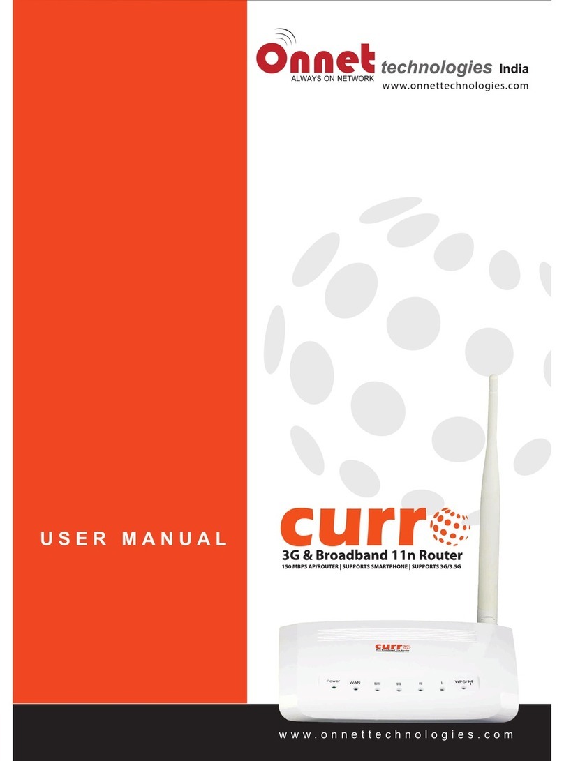 Onnet technologies curro Manual de usuario