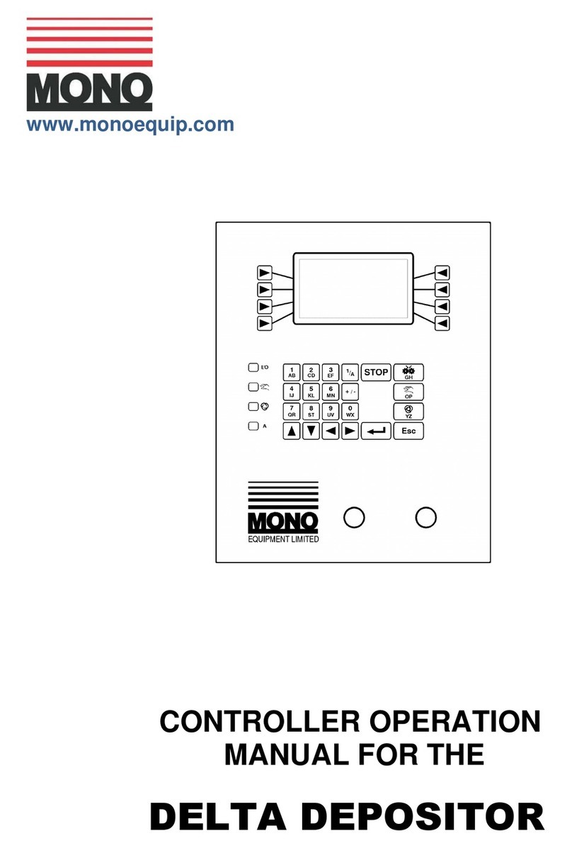 Mono DELTA DEPOSITOR Manual de usuario Mono DELTA DEPOSITOR Manual de usuario