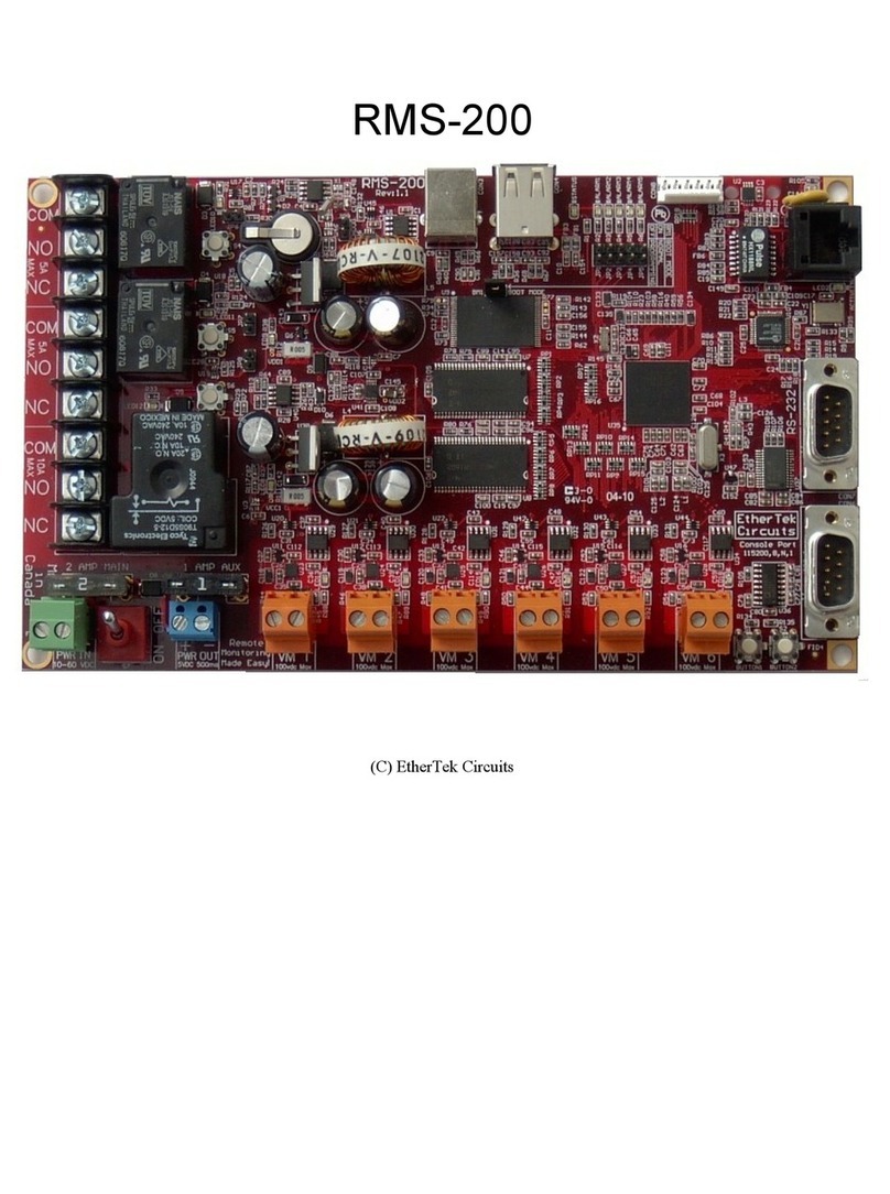 EtherTek Circuits RMS-200 Manual de usuario