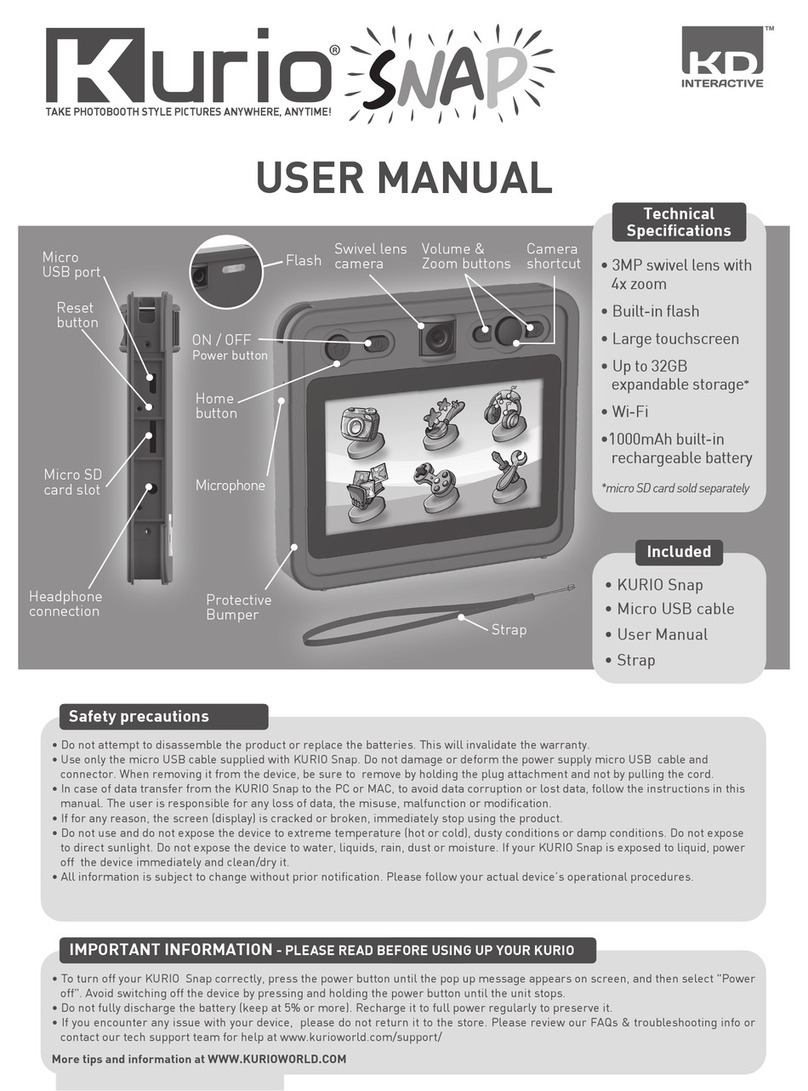 KD interactive Kurio Snap Manual de usuario