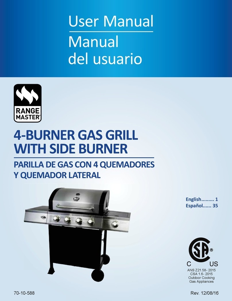 Range Master 70-10-588 Manual de usuario