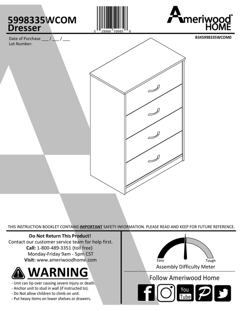 Ameriwood HOME 5998335WCOM Manual de usuario