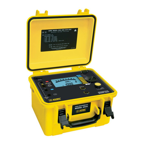 AEMC 6505 Manual de usuario