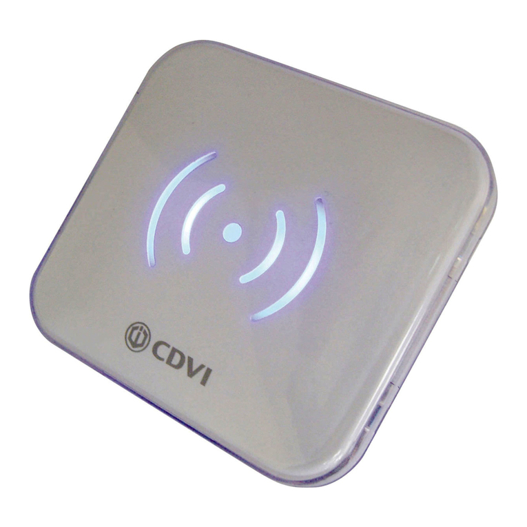 CDVI MOONARW Manual de usuario