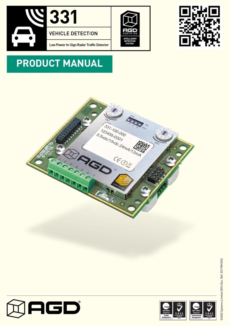 AGD 331 Manual de usuario