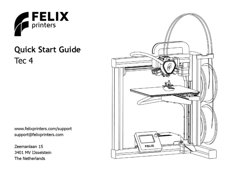 FELIXprinters Tec 4 Manual de usuario