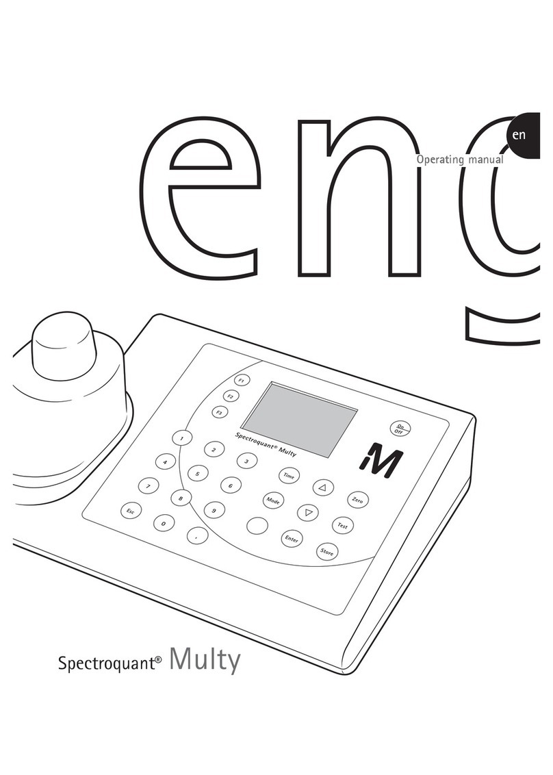 Millipore Spectroquant Multy Manual de usuario
