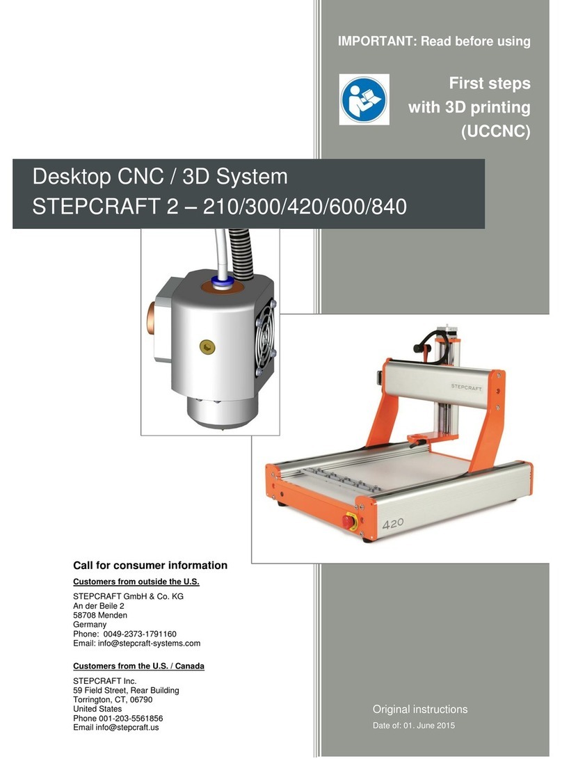 STEPCRAFT 210 Manual de usuario