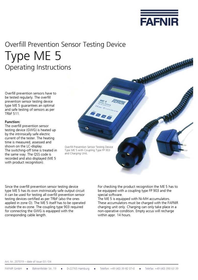 fafnir ME 5 Manual de usuario