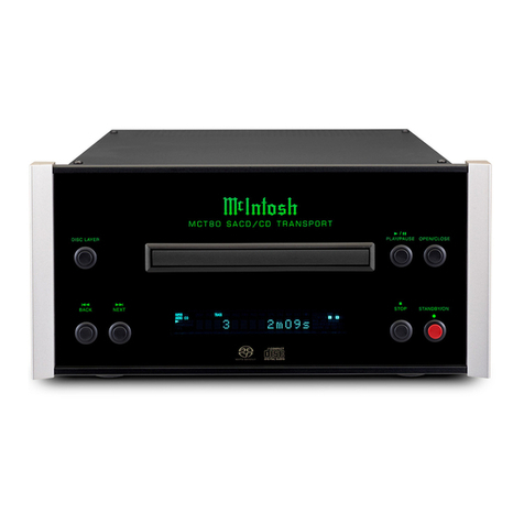 McIntosh MCT80 Manual de usuario
