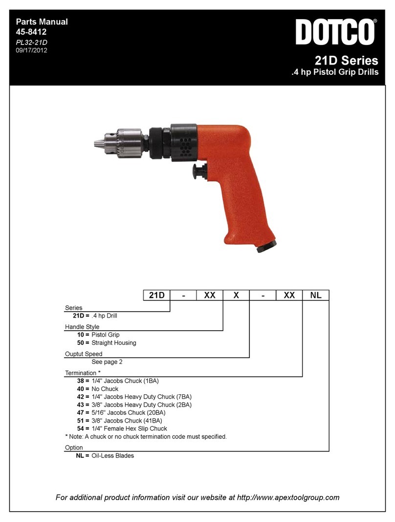 Dotco 21D Series Manual de usuario