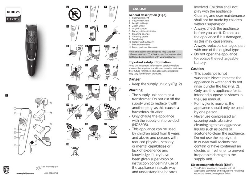 Philips BT720x series Manual de usuario
