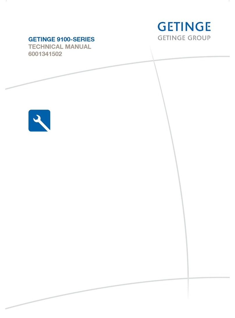 Getinge 9120 Manual de usuario Getinge 9120 Manual de usuario