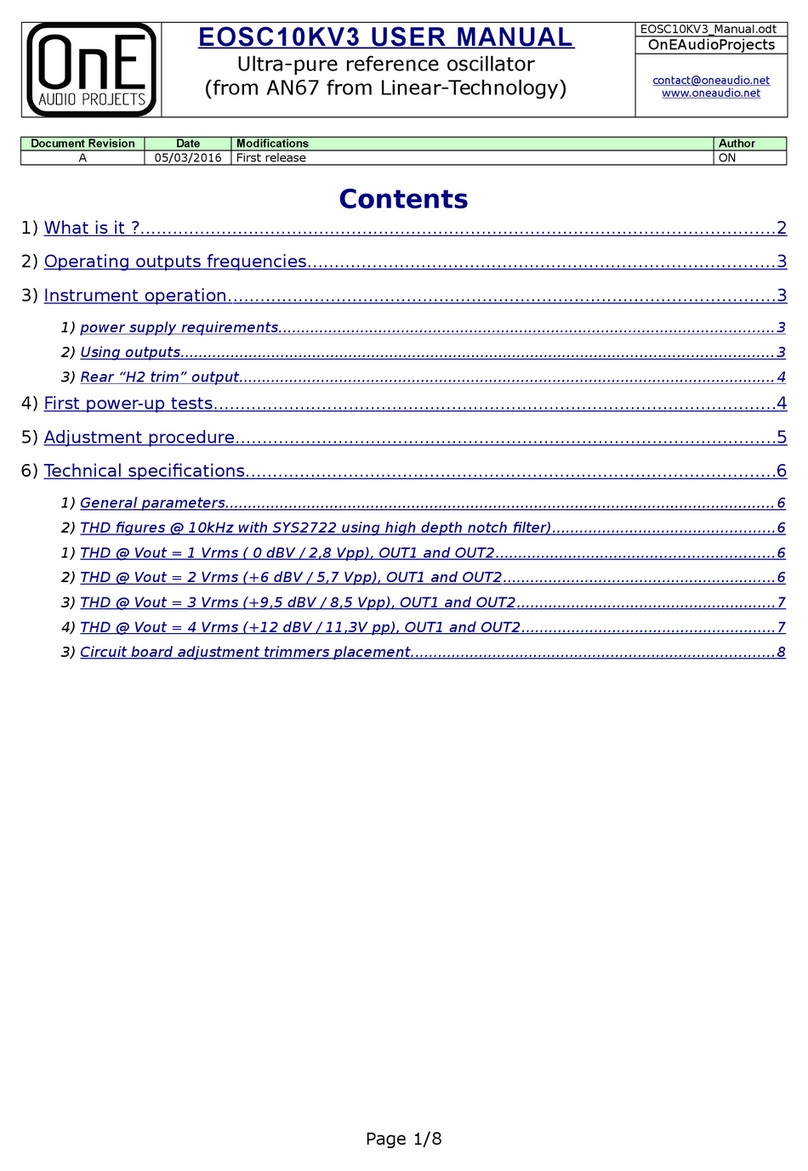 ONE EOSC10KV3 Manual de usuario ONE EOSC10KV3 Manual de usuario
