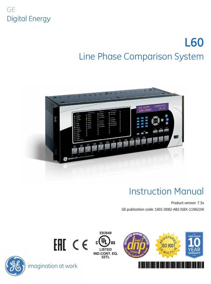 GE Digital Energy L60 Manual de usuario GE Digital Energy L60 Manual de usuario
