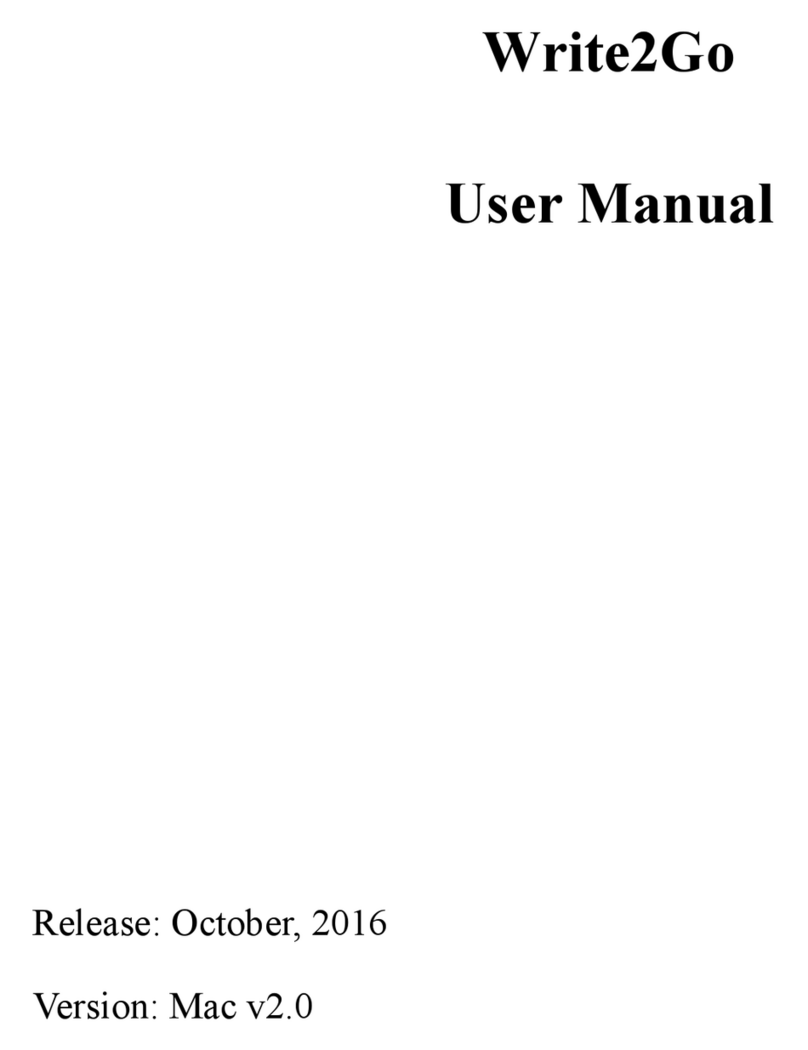 Penpower Technology Write2Go Manual de usuario