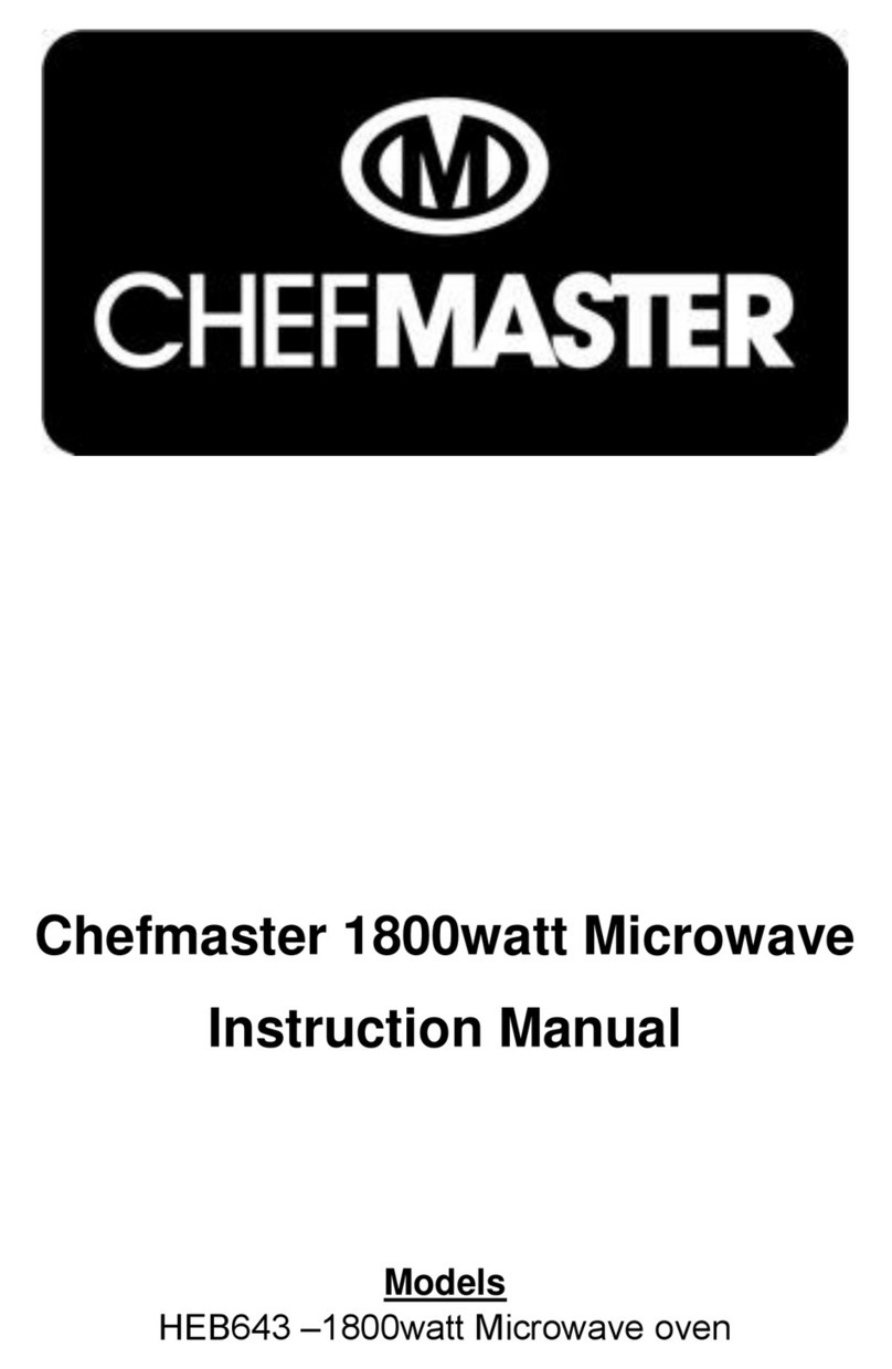 Chef-Master HEB643 Manual de usuario Chef-Master HEB643 Manual de usuario