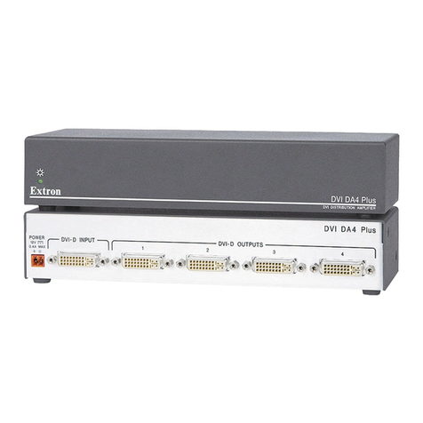 Extron electronics Distribution Amplifiers DVI DA4 Plus Manual de usuario