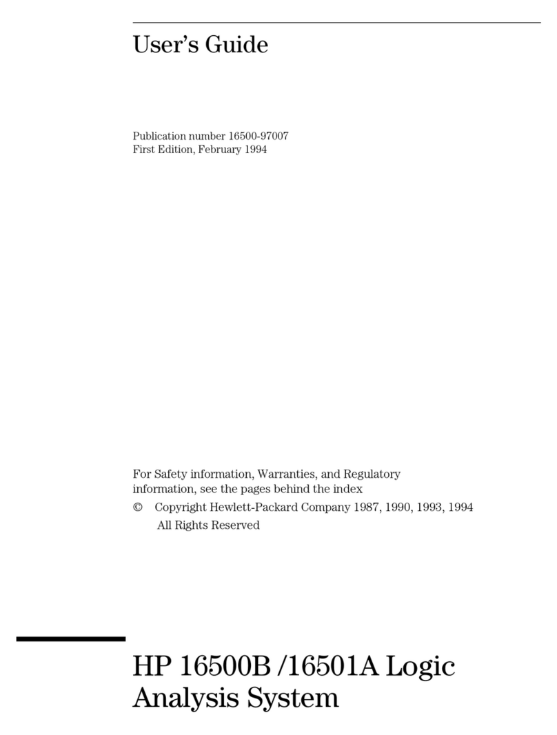 HP HP 16500B Manual de usuario