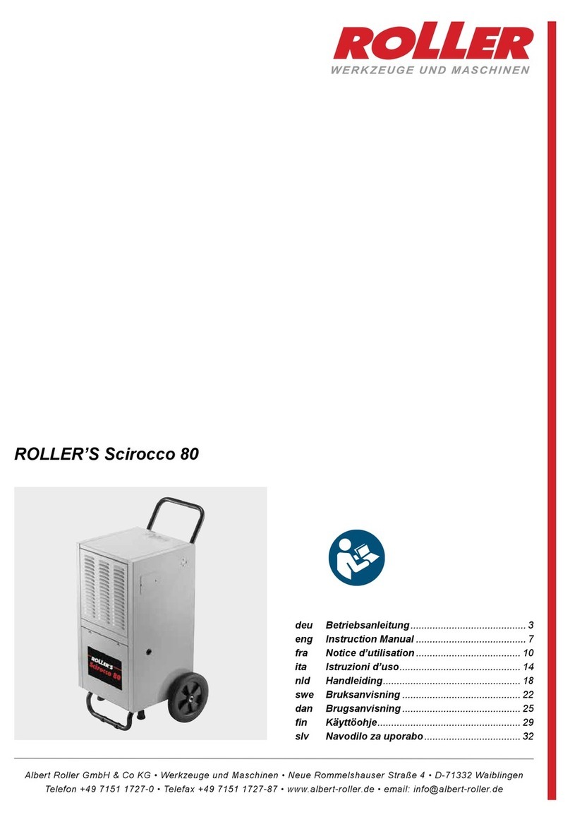 Roller Scirocco 80 Manual de usuario