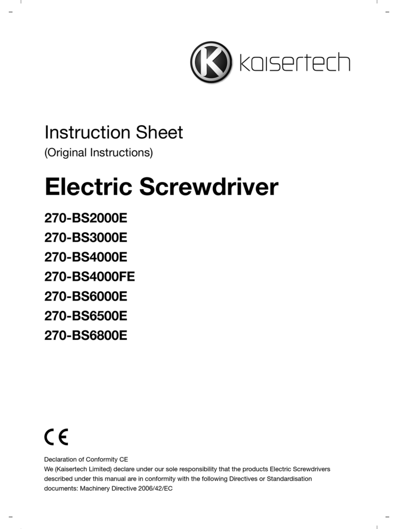 Kaisertech 270-BS2000E Manual de usuario