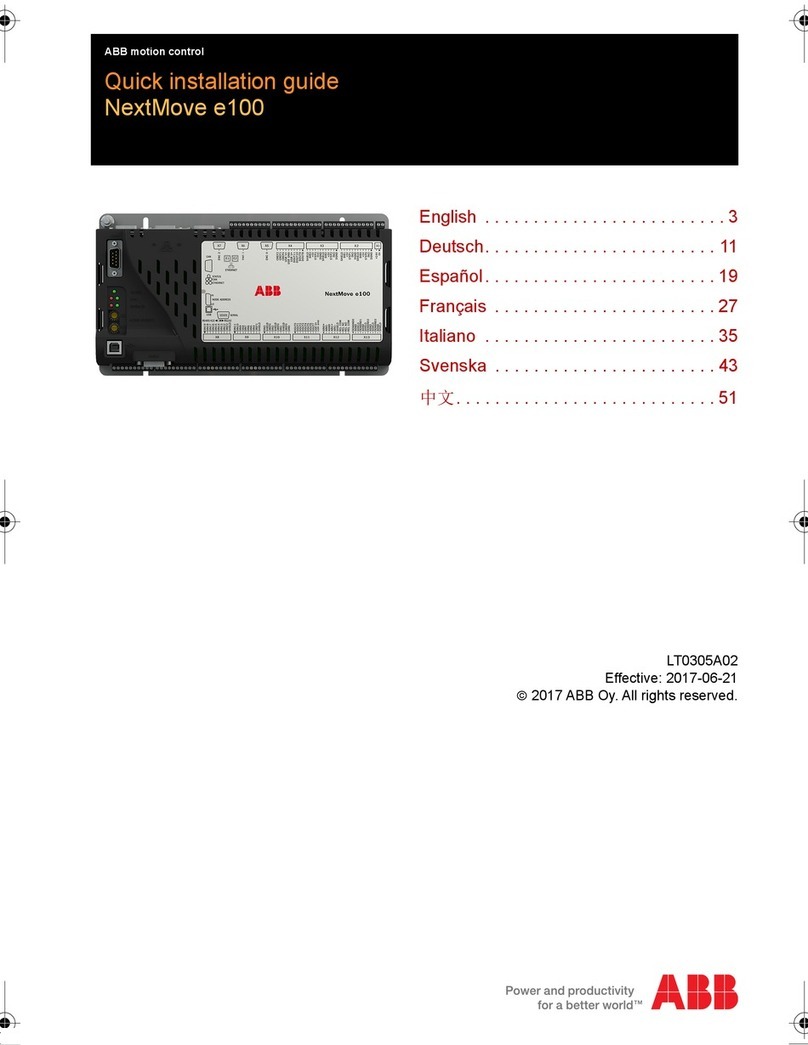 ABB NextMove e100 Manual de usuario