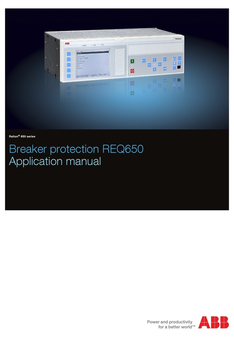 ABB Relion REQ650 Instrucciones de uso ABB Relion REQ650 Instrucciones de uso