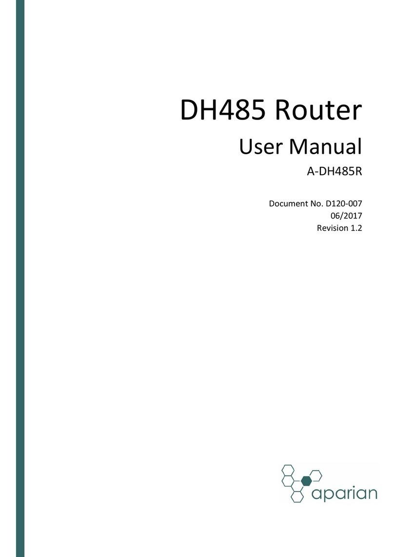 APARIAN DH485 Manual de usuario
