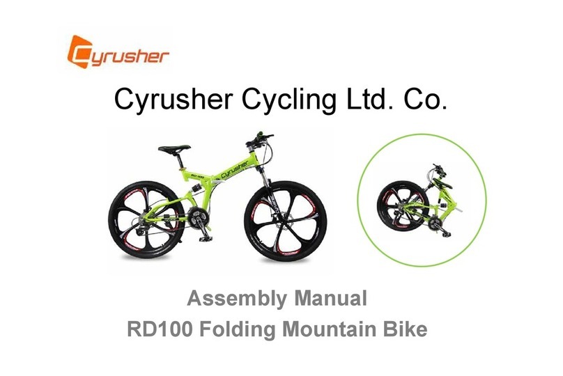Cyrusher RD100 Manual de usuario
