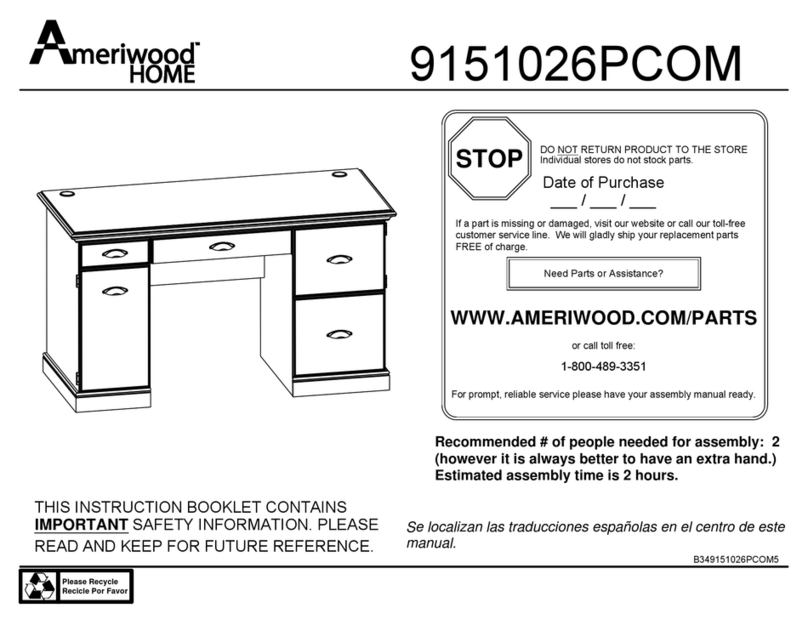 Ameriwood HOME 9151026PCOM Manual de usuario