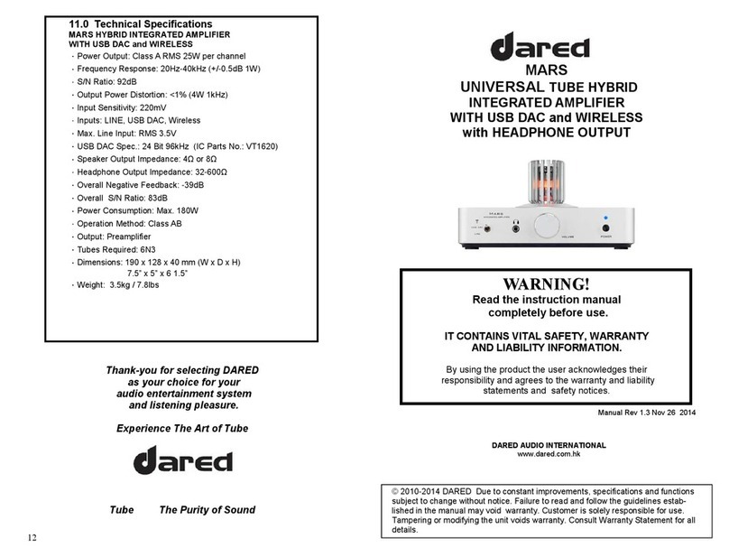 Dared Mars Manual de usuario