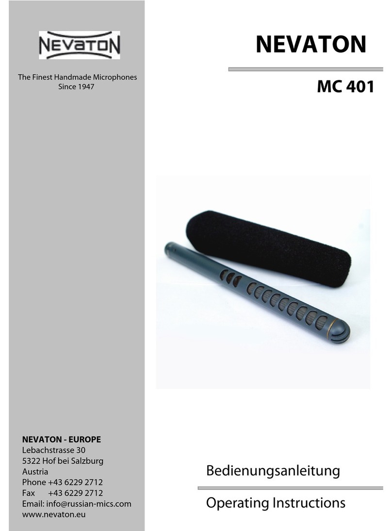 NEVATON MC 401 Manual de usuario