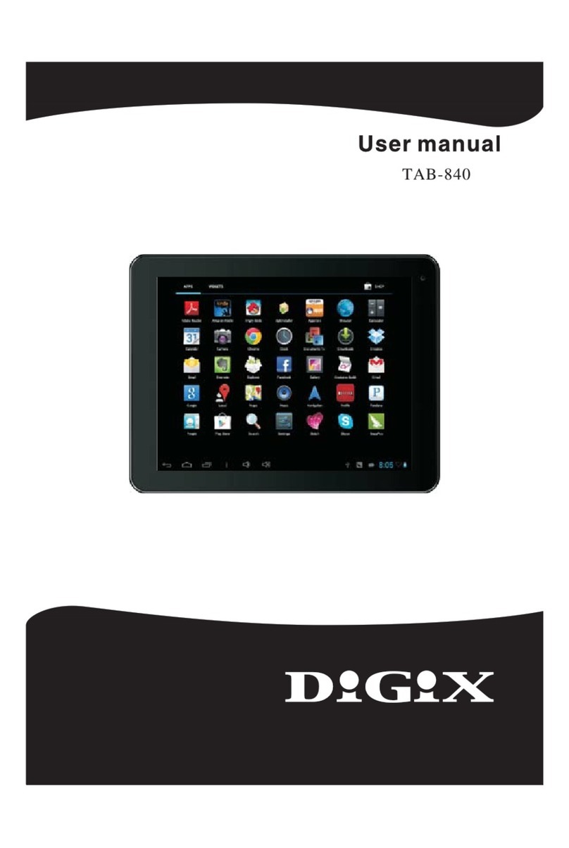 Digix TAB-840 Manual de usuario