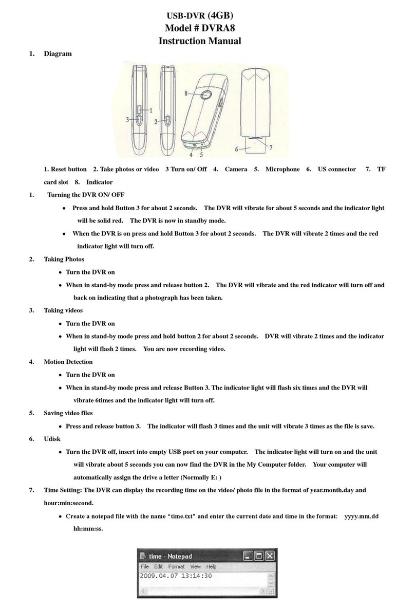 Cutting Edge DVRA8 Manual de usuario
