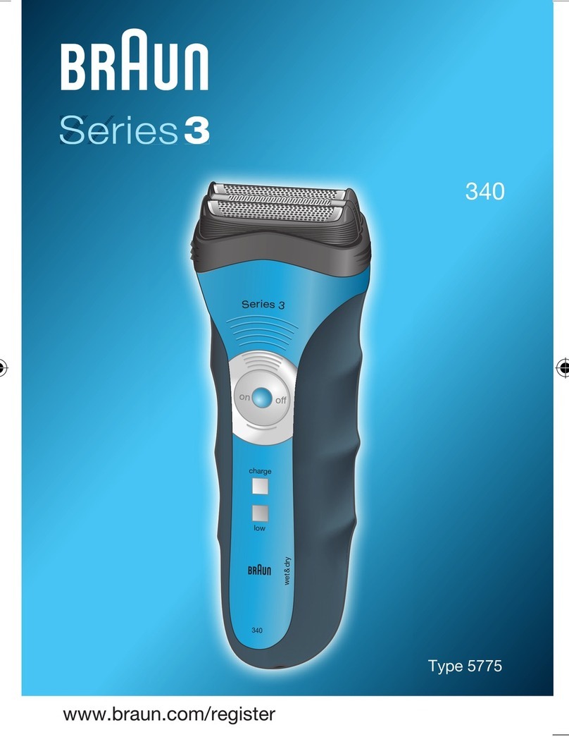 Braun 340 Manual de usuario