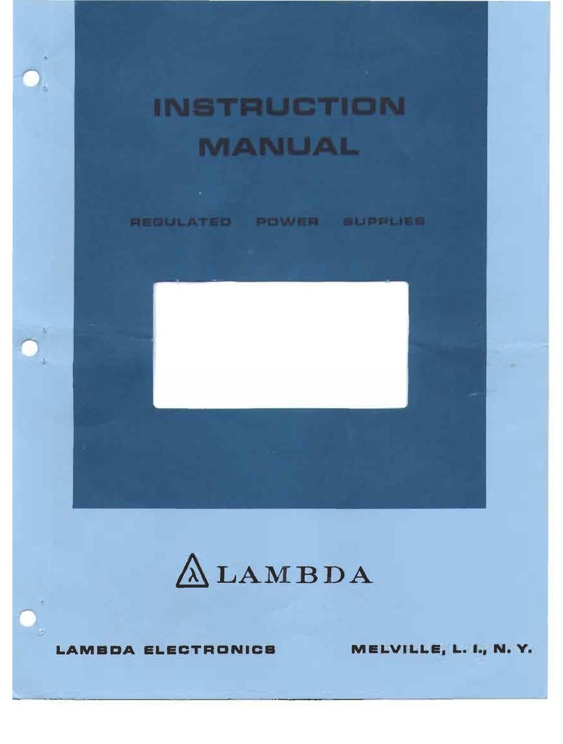 Lambda Electronics LND-Y-152 Manual de usuario
