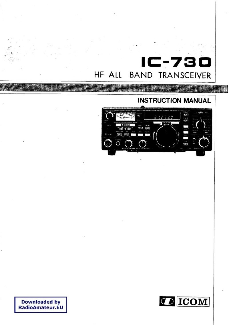 Icom IC-730 Manual de usuario