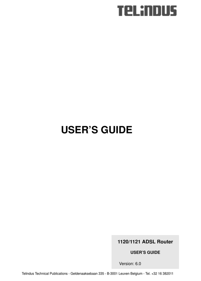 Telindus 1120 Manual de usuario