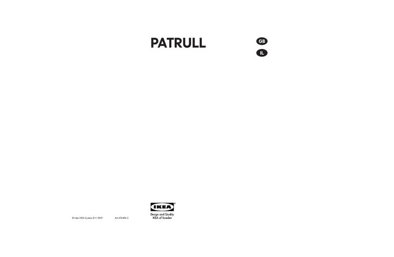 IKEA PATRULL Manual de usuario