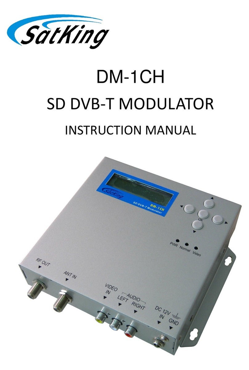 SatKing DM-1CH Manual de usuario