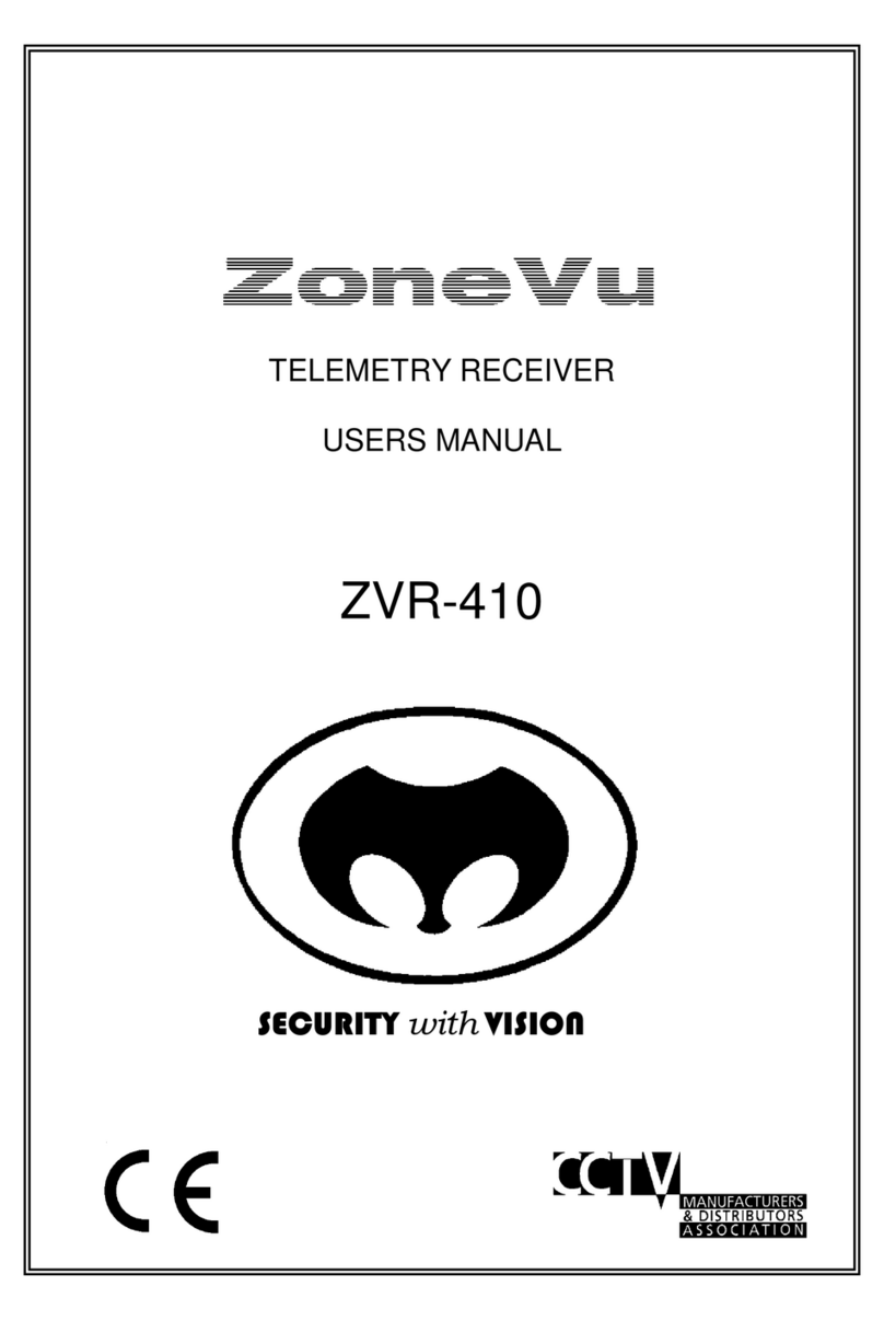ZoneVu ZVR-410 Manual de usuario