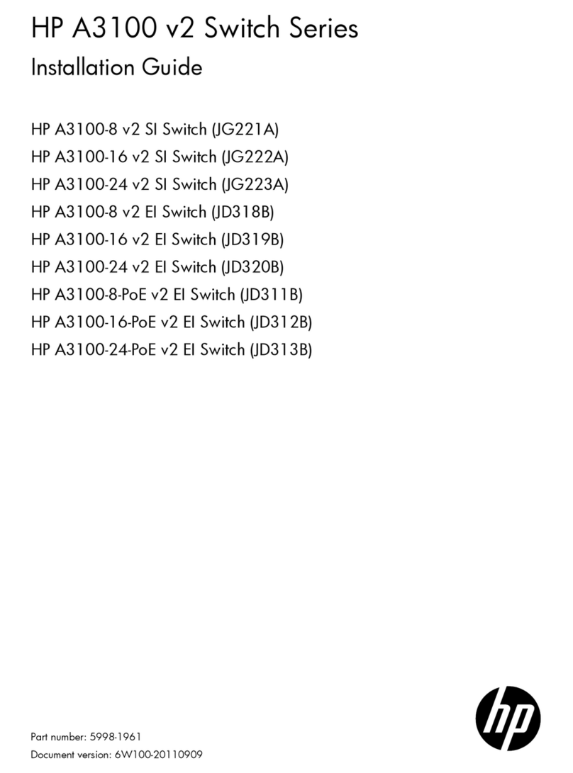 HP JG221A Manual de usuario