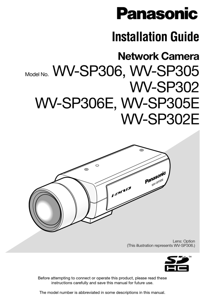 Panasonic i-Pro WV-SP306 Manual de usuario
