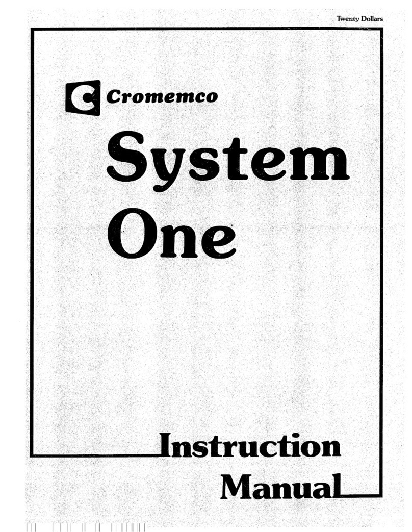 Cromemco CS-1 Manual de usuario